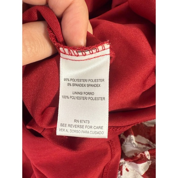 Danny Nicole Womens Dress Size 4 Floral Fit Flare Feminine Formal Casual‎ - Picture 5 of 7